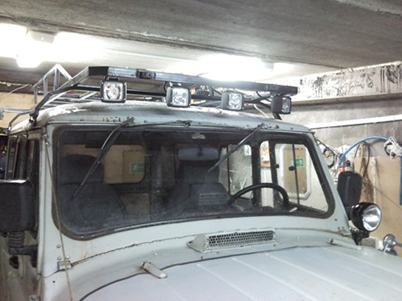 Экспедиционный багажник на УАЗ Хантер своими руками.